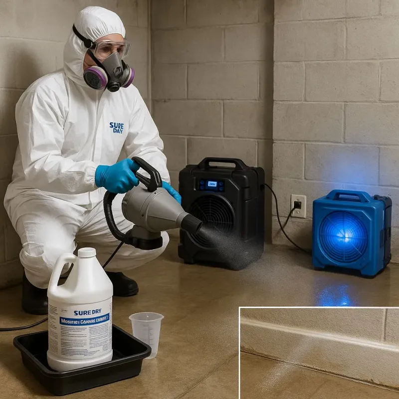 Sanitization and Odor Removal process in The Meadows, FL